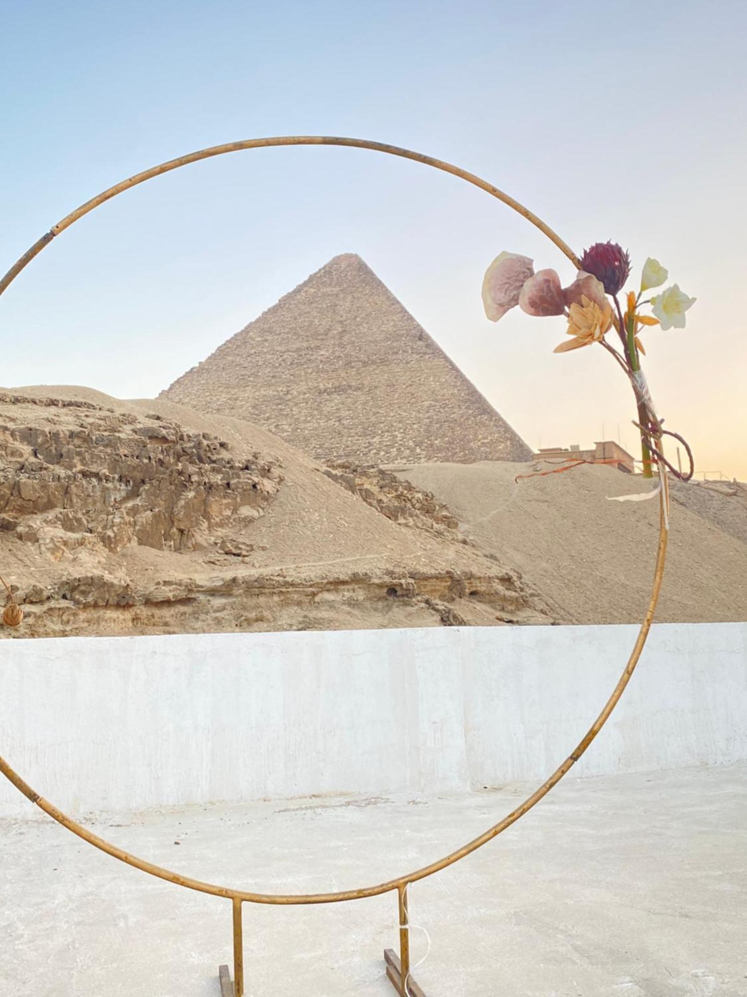 The Grand Pyramids View Hotel Kafret el-Gabal Екстериор снимка
