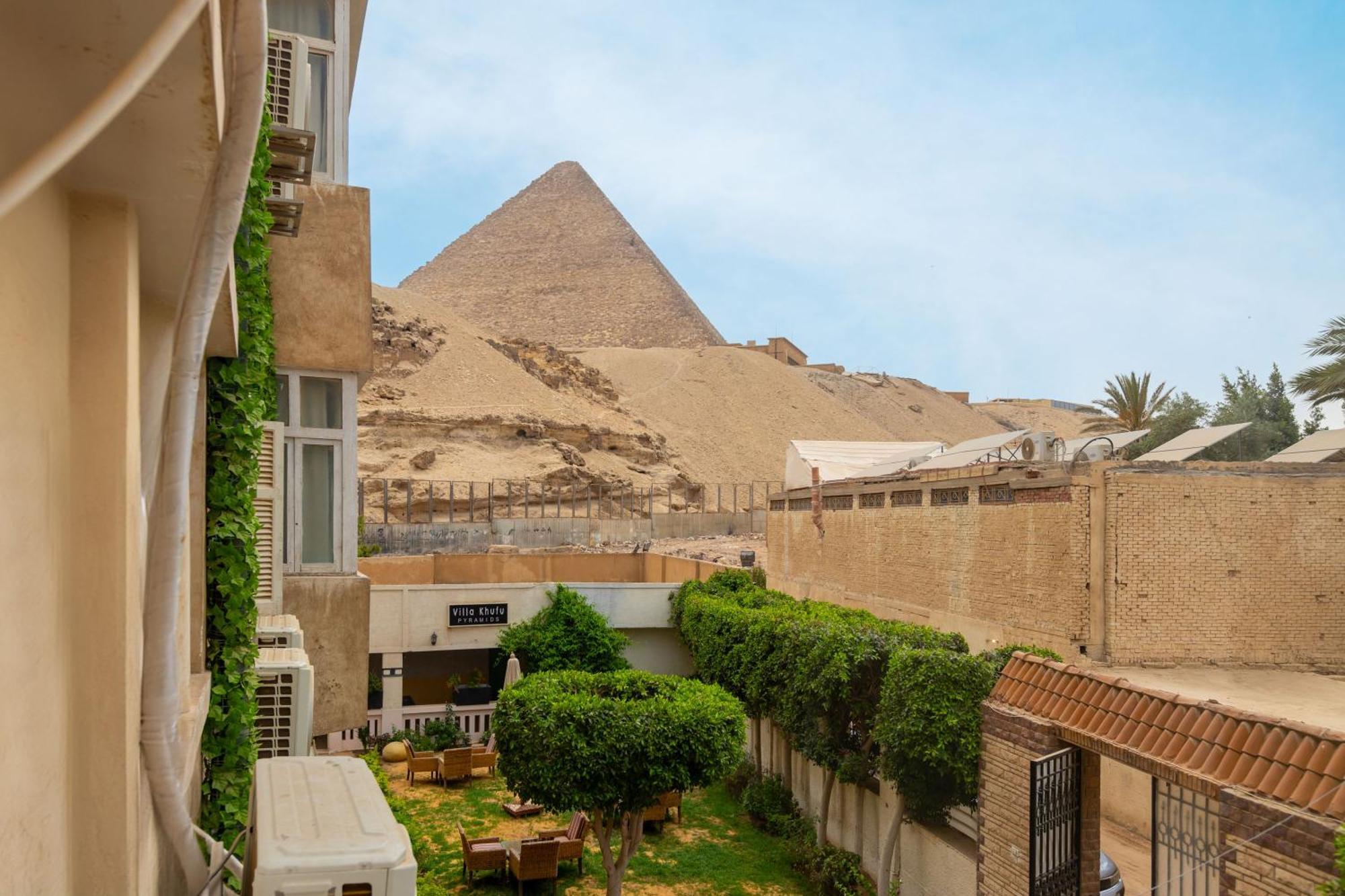 The Grand Pyramids View Hotel Kafret el-Gabal Екстериор снимка