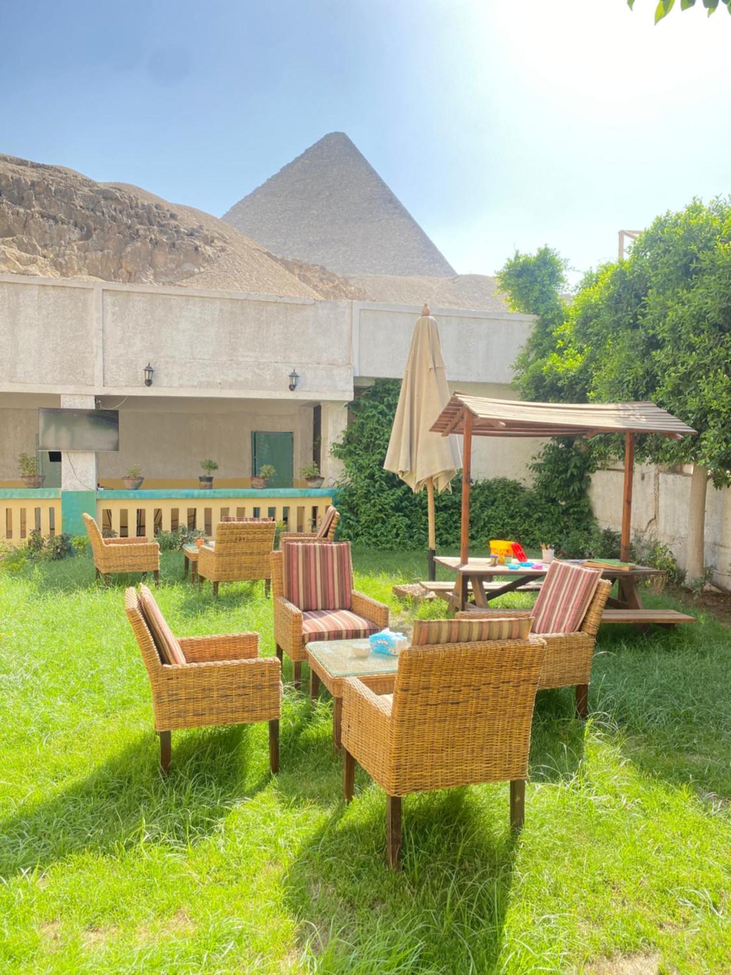 The Grand Pyramids View Hotel Kafret el-Gabal Екстериор снимка