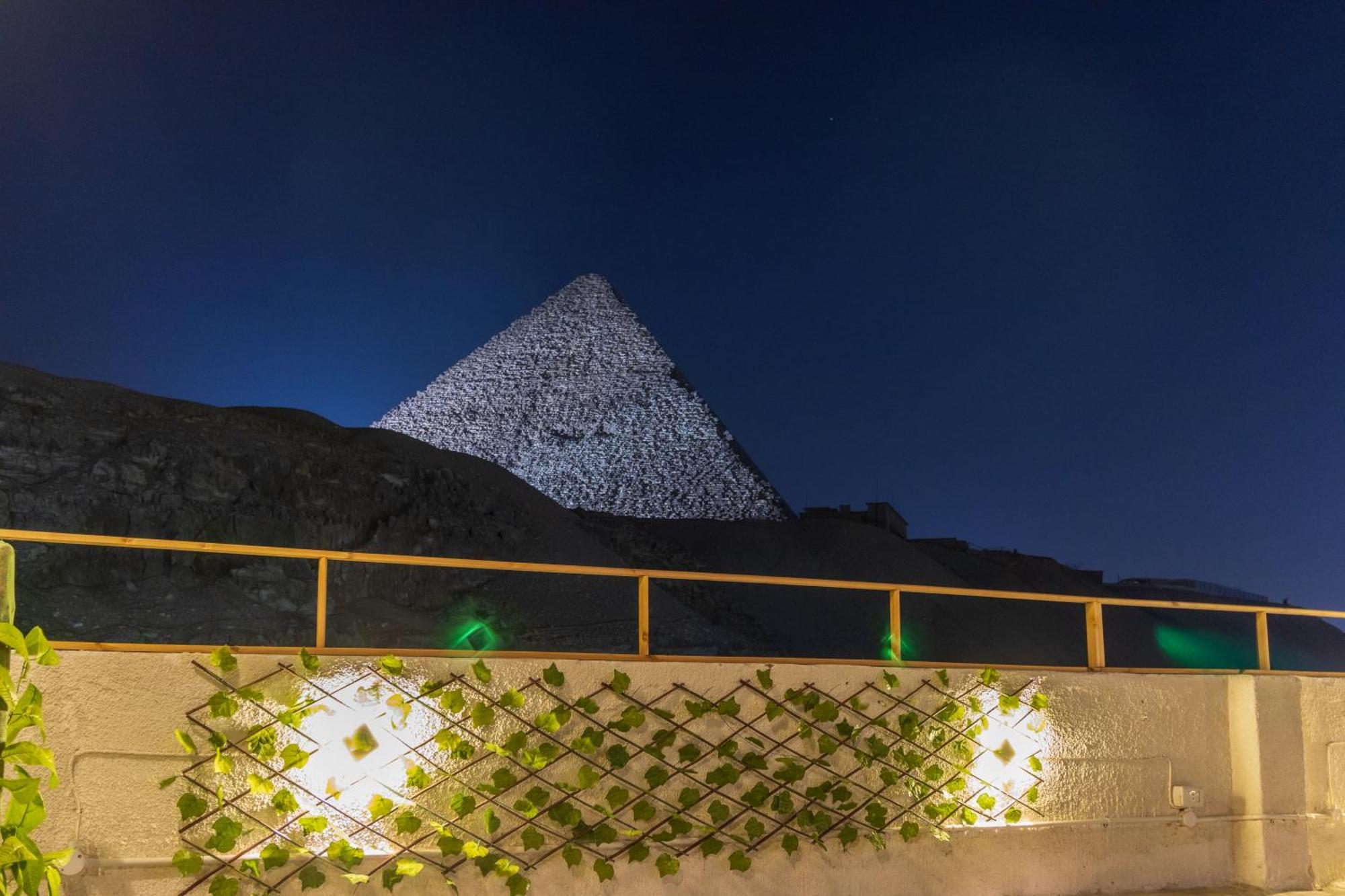 The Grand Pyramids View Hotel Kafret el-Gabal Екстериор снимка